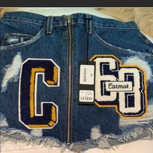 Carmar Beatrice patch skirt size 28, rare